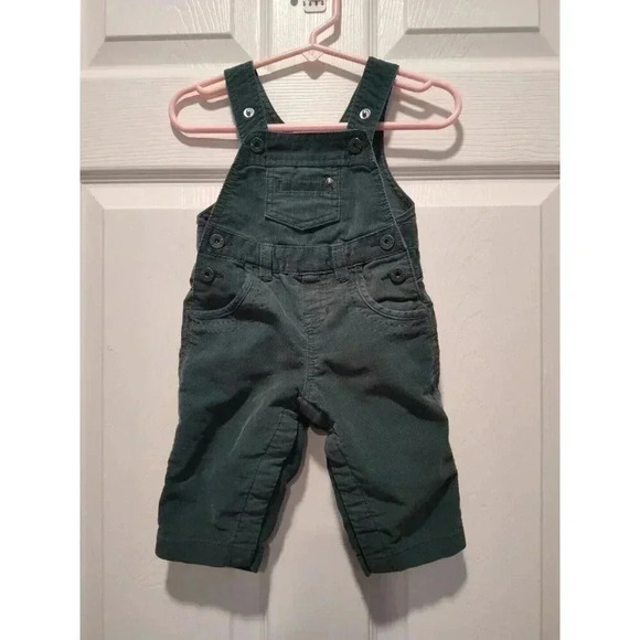 Chicco My first Baby Green Corduroy Overalls Size 6 months EUC - Picture 6 of 6